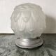 Art Deco frosted glass ball ceiling light