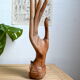 Hand of Buddha baguier carved wood