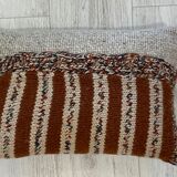 Set of 2 wool knitted cushions