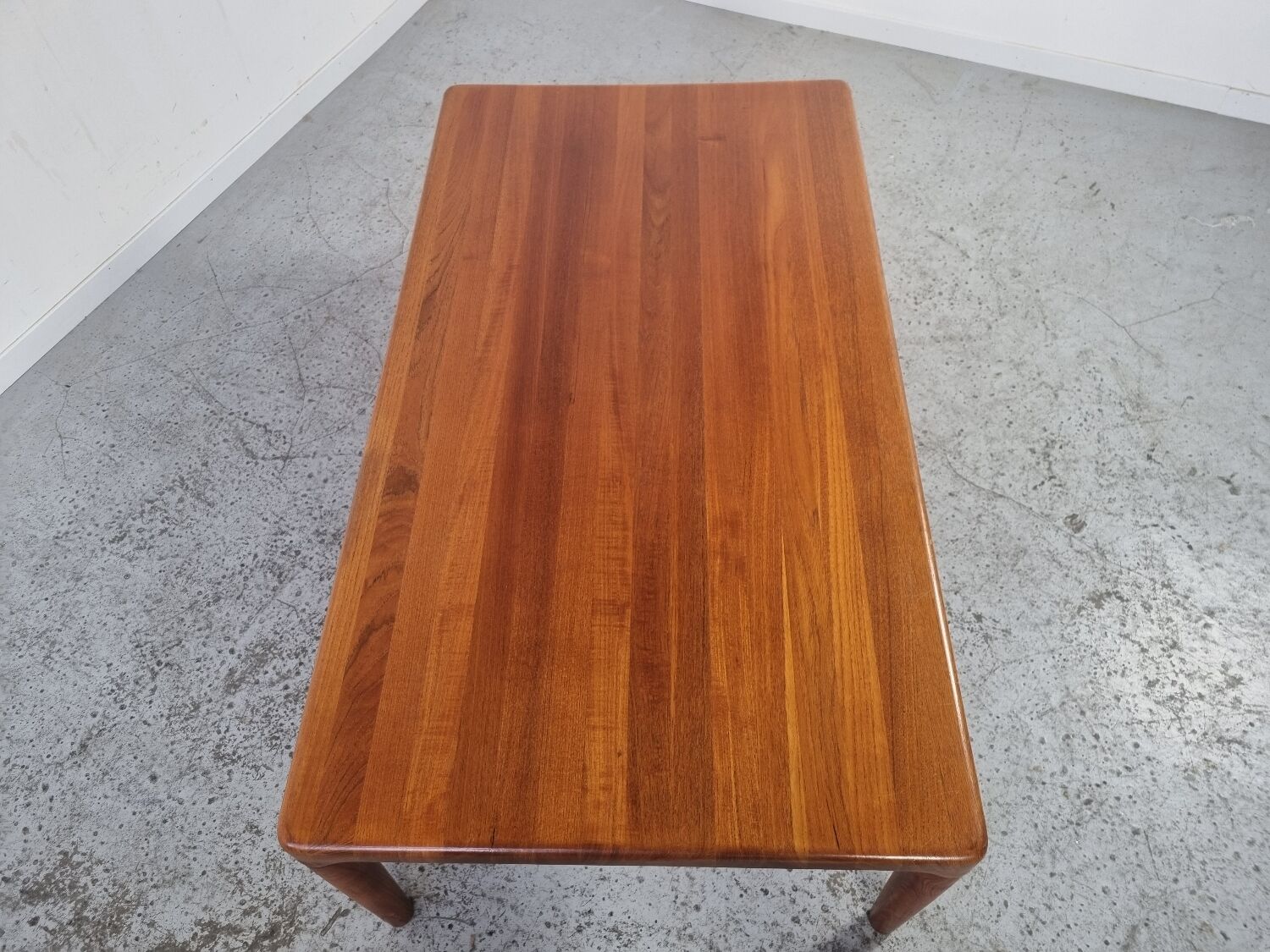 Scandinavian solid teak coffee table from Glostrup, Denmark 60s/70s