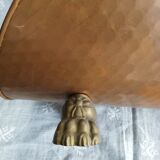 Copper log holder and laison