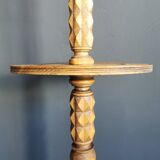 Wooden floor lamp
