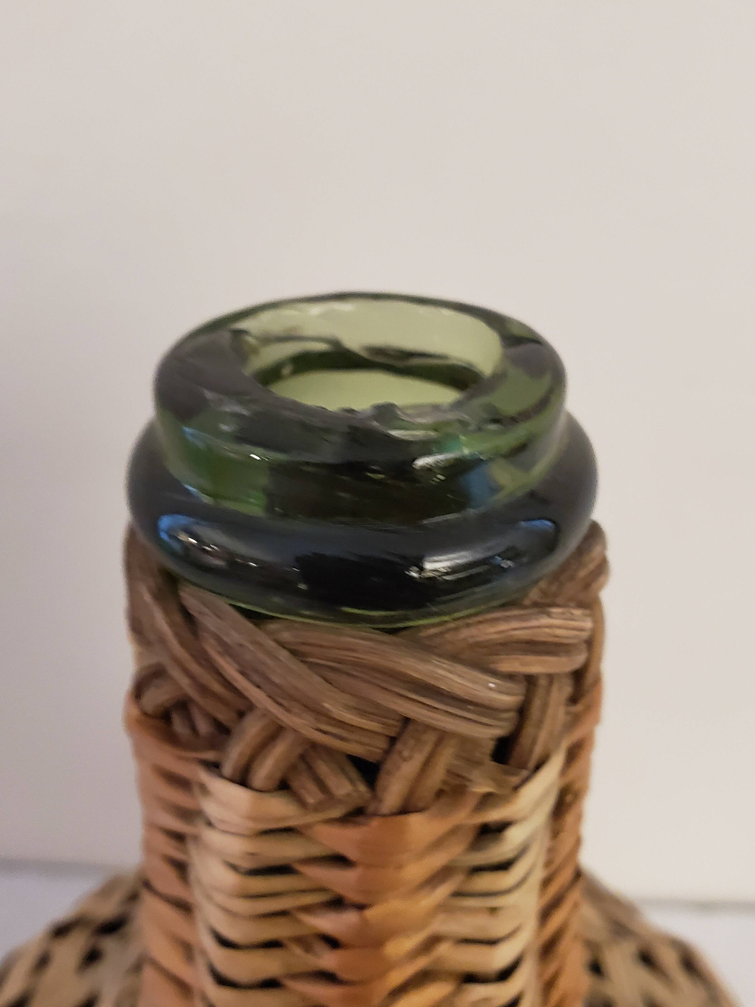 Wicker bottle