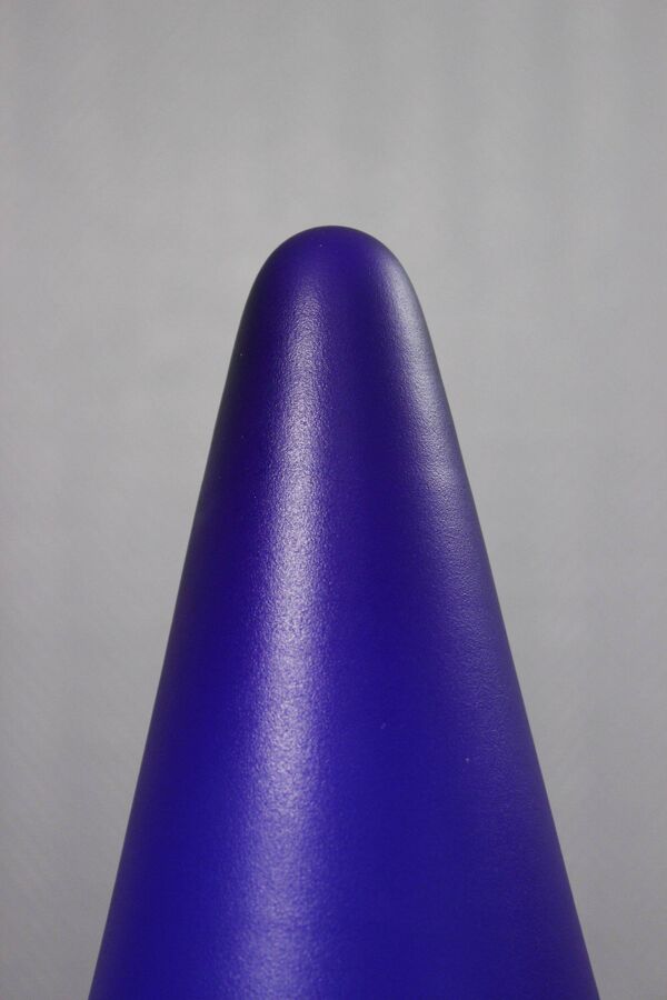 SCE pour Habitat lampe ''Teepee'' bleue 35cm design post-moderne 1990s
