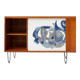 Alfred Hendrickx, Sideboard with Ceramic Art by Willy Meysmans