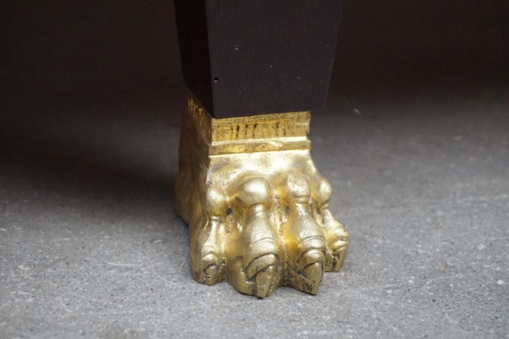 Empire-style mahogany bookcase