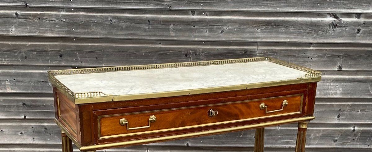 Mahogany console of Louis XVI XVIII th century period