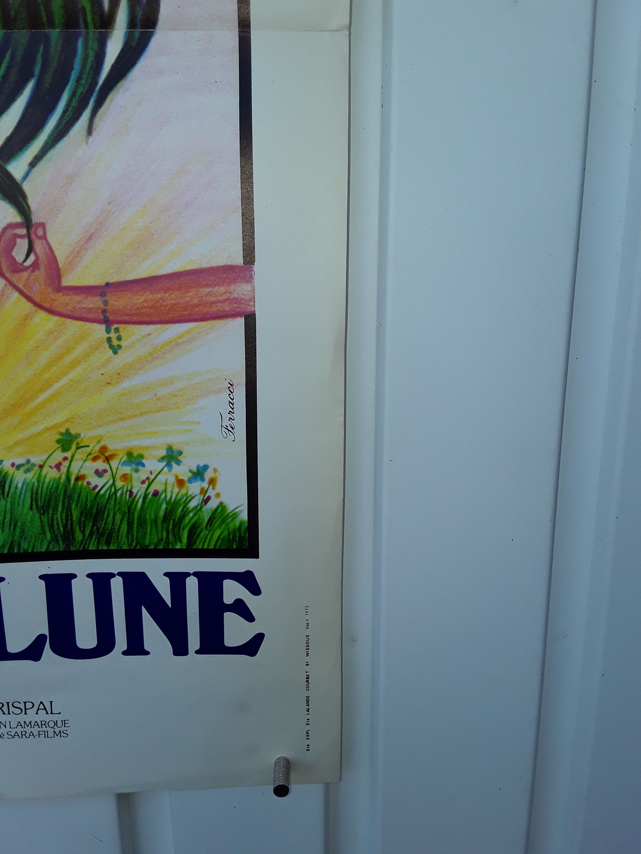 Affiche "Comme la lune" Jean Pierre Marielle 1977 -40x60cm