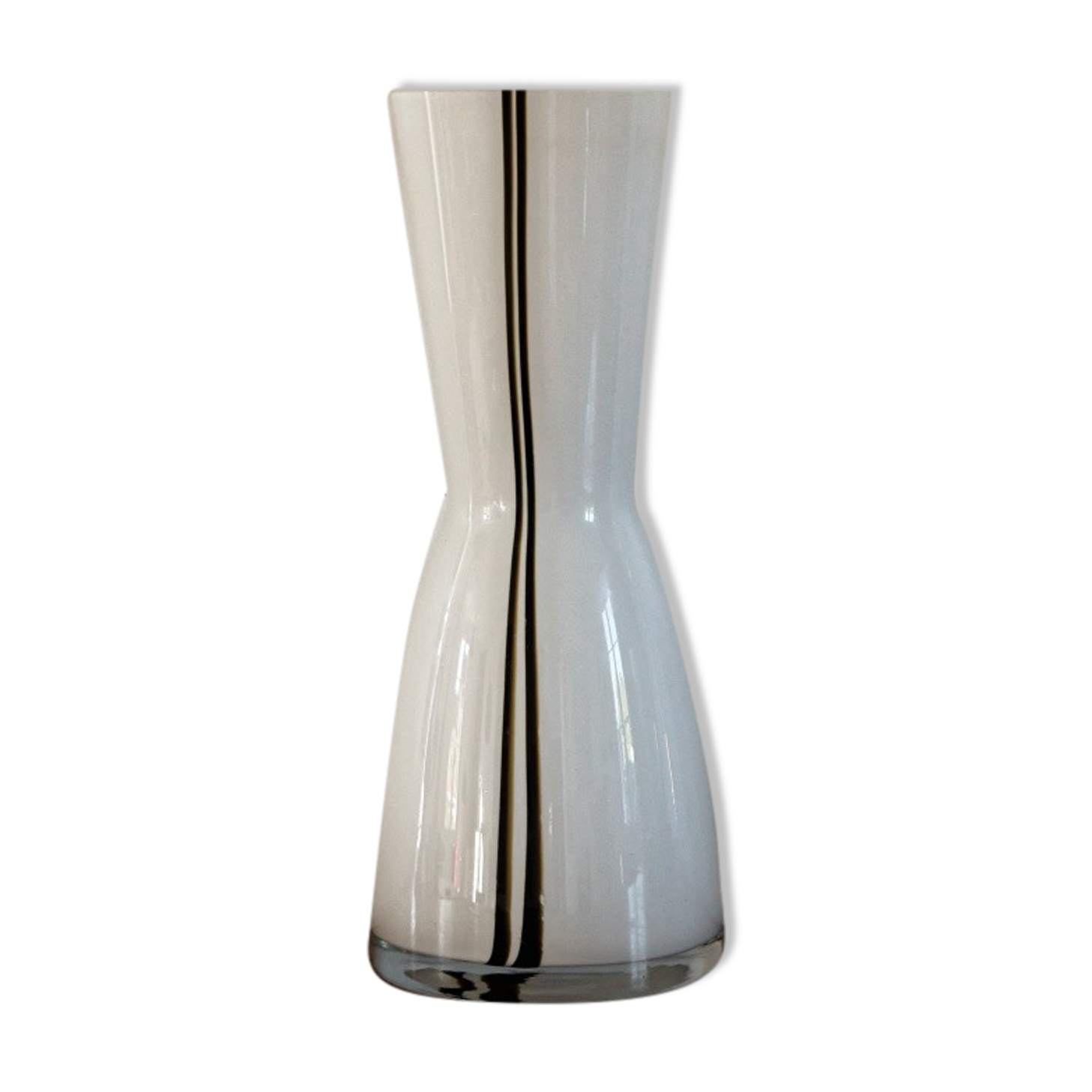 Vintage opaque glass vase