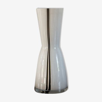 Vase vintage en verre opaque