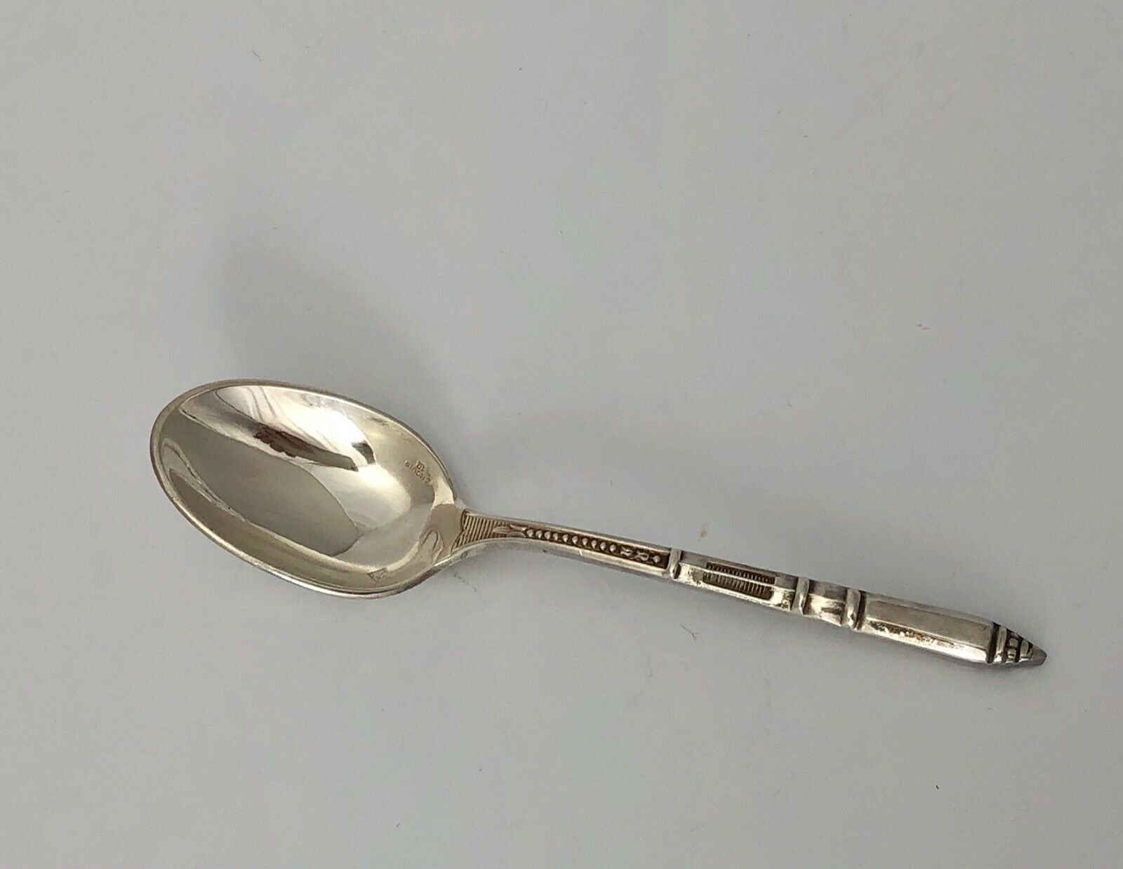 Box set 10 spoons a moka ercuis metal argente louis xvi bamboo baguette