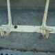 Industrial coat rack in iron 4 double patères