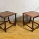 Mid Century Retro Teak Pair of Lamp Tables / Side Tables by G-Plan 1960