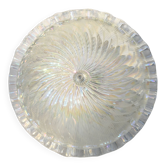 Plafonnier en verre irisé de Murano, 1970
