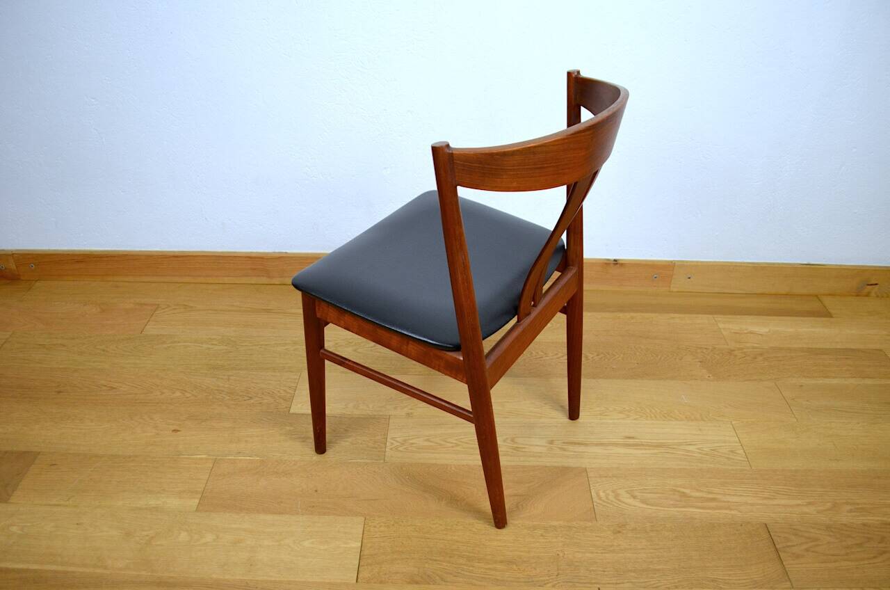 6 Chaises Danoise en Teck de Carl Ewent Ekstrom 1960