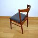 6 Danish Teak Chairs by Carl Ewent Ekstrom, 1960