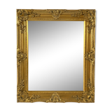 Bevelled mirror, Golden Empire style 64x54cm