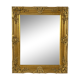 Miroir biseauté style empire doré 64x54cm