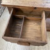 XL central island workbench oak