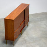 Important sideboard designed by Belgian designer Alfred Hendrickx for Belform 1950