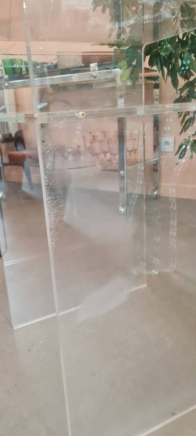 70's altuglass side table