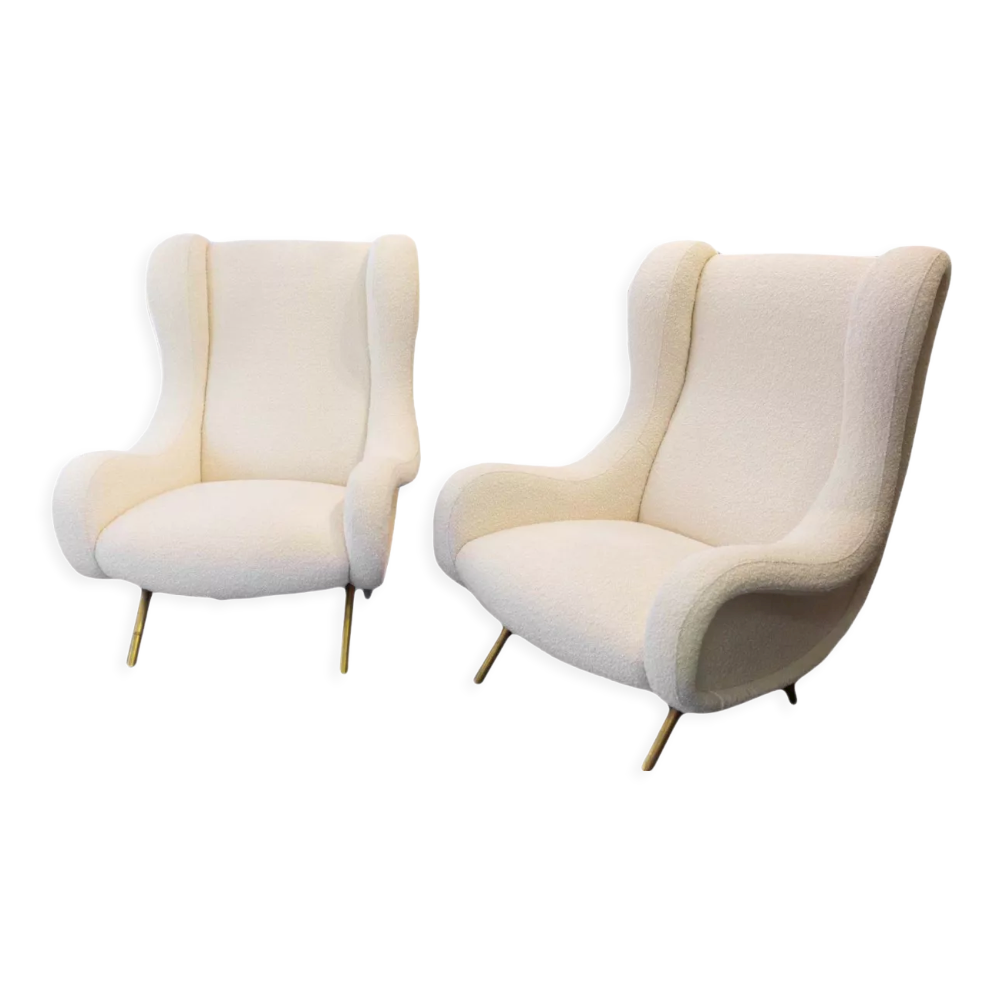 Pair of armchairs "Senior" by Marco Zanuso & Arflex