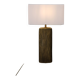 Lampe en laiton et bronze, Luciano Frigerio, Italie années 70