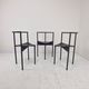Rare Set of 3 "Wendy Wright" Chairs by Philippe Starck for Disform, 1986