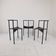 Rare Set of 3 "Wendy Wright" Chairs by Philippe Starck for Disform, 1986
