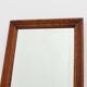 Miroir Art déco français avec cadre en chêne sculpté, vers 1930
