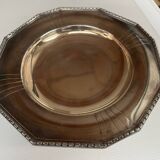 Art Deco Silver Metal Centerpiece - Octagonal Shape