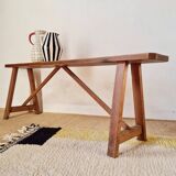 Old wooden farm bench L140