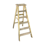 Old wooden painter's stepladder
