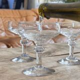 Nipple-shaped champagne glasses