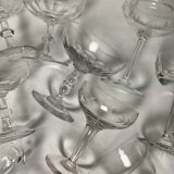 Antique champagne glasses