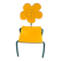 Children's chair by Agatha Ruiz de la Prada, original design model.