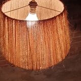 Vintage rope floor lamp magazine door