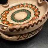 Two ceramic ashtrays from Horezu, 1950