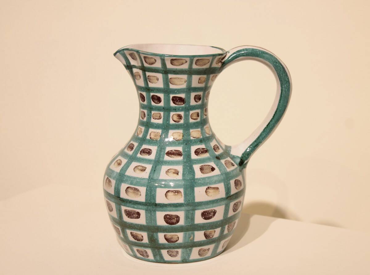 Large ceramic pitcher by Robert Picault, Vallauris.