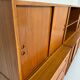 Antique 1950s vintage designer oak modular sideboard