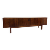 Mid-Century Modern Low Sideboard With Sliding Doors, Italy, 1960s