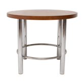 Bauhaus Chromed Coffee Table by Robert Slezak, 1930s