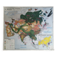 Vintage school map mdi North America-Asia.