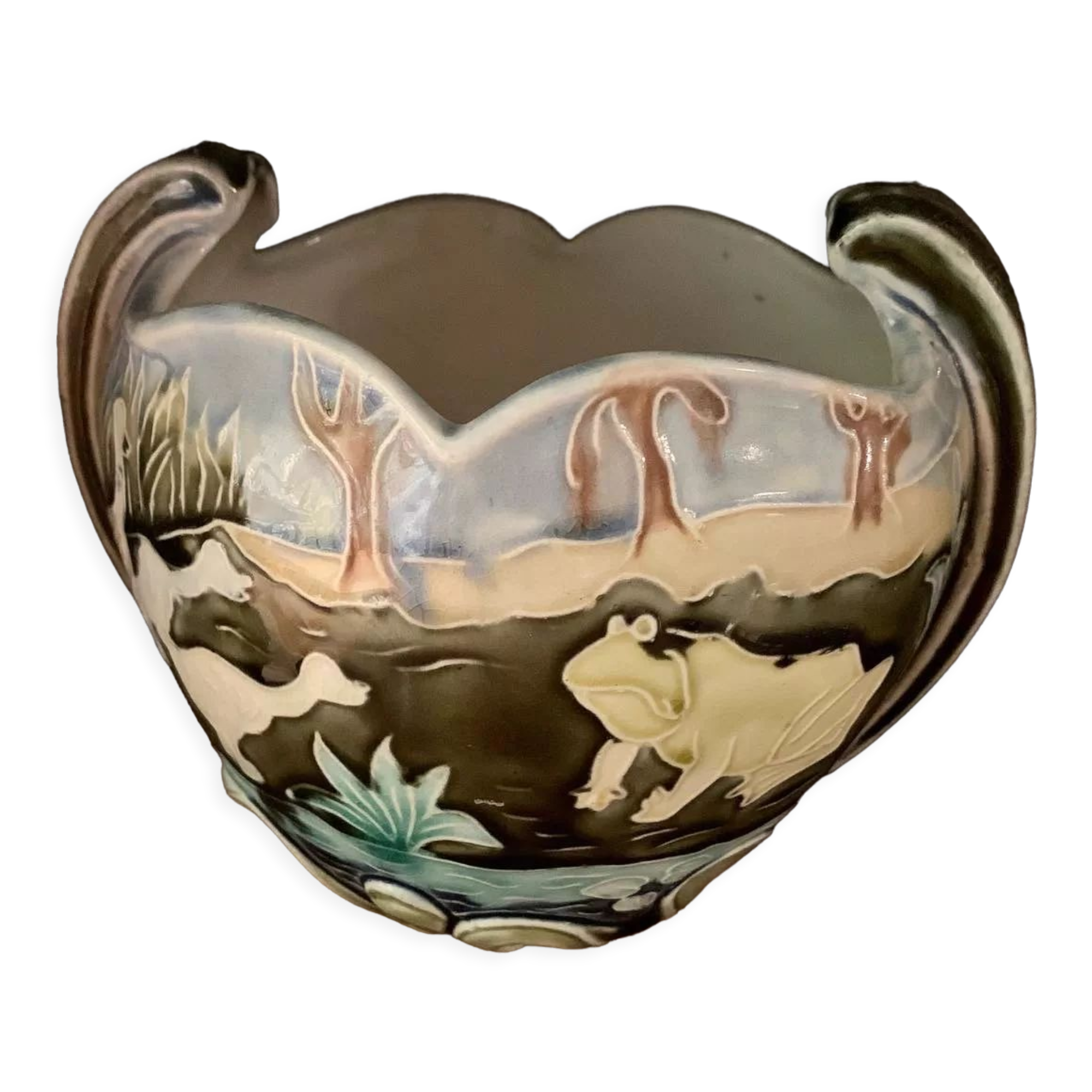 Fives Lille porcelain planter