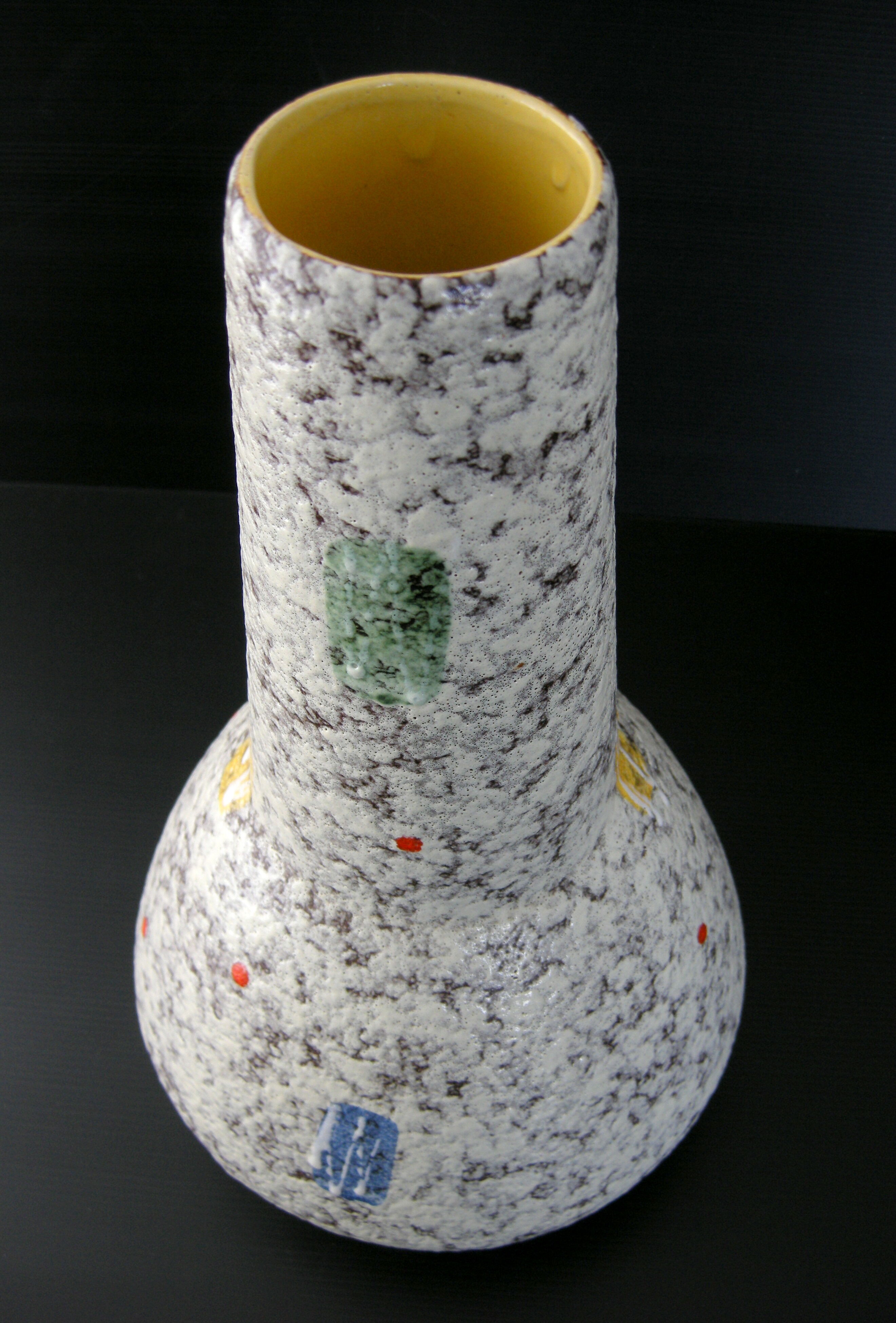 Vintage vase 1950 ceramic