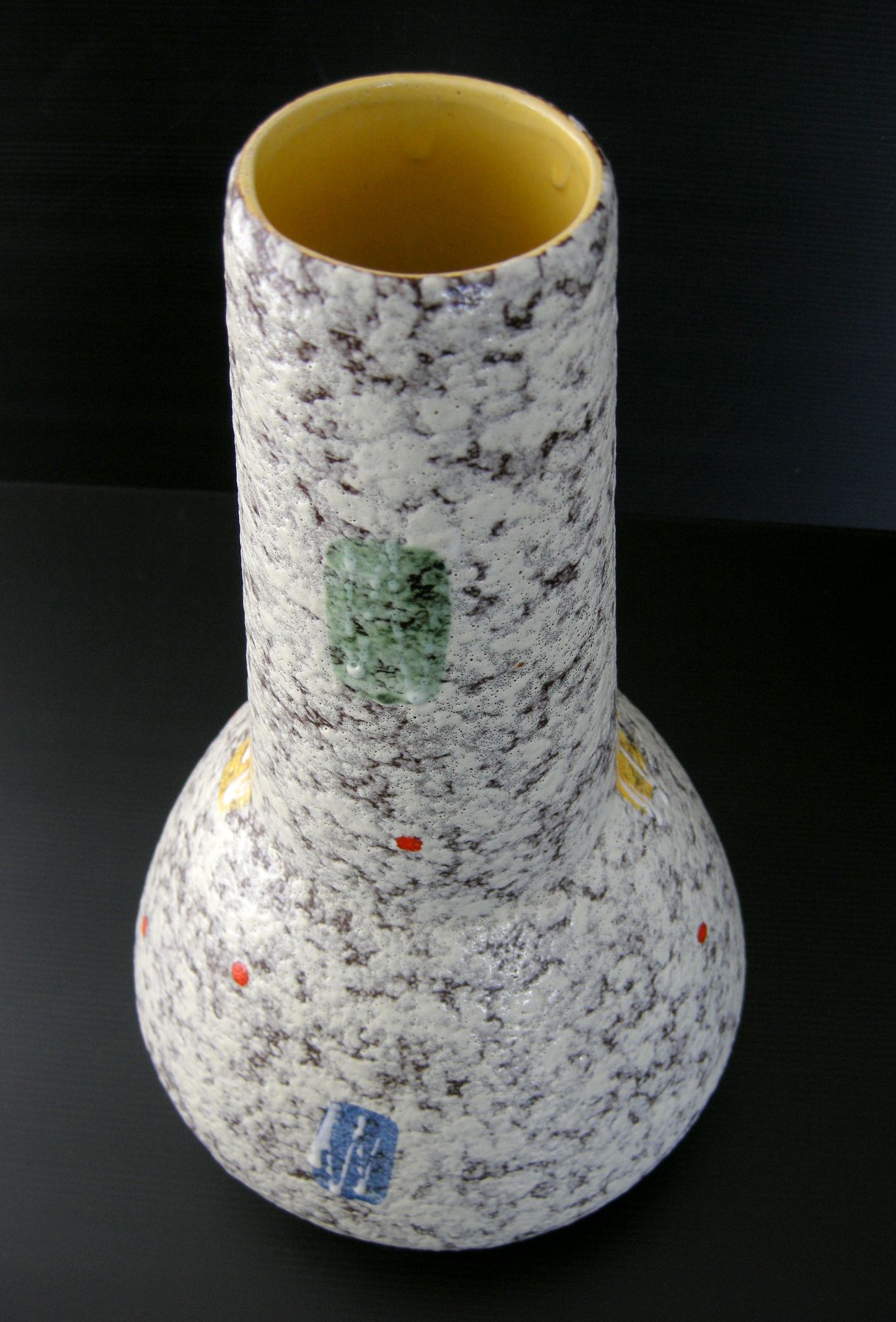 Vintage vase 1950 ceramic