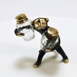 Set of salt and pepper shakers monkey Walter Bosse, Herta Baller, Austria, 1950s