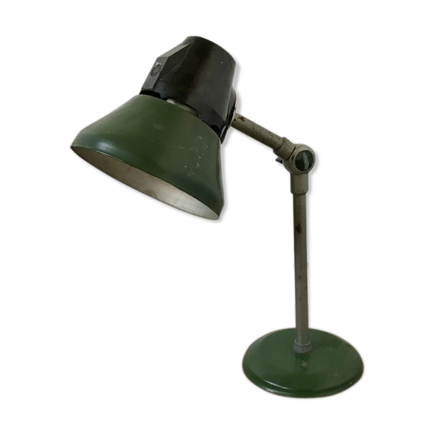 Green desk lamp