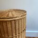Rattan laundry basket