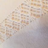 LB Monogrammed Linen Sheet